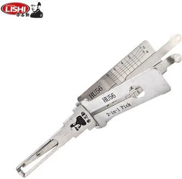 Lishi Original Hu56 Instrument Auto Decoder 2-în-1 Pick Deschidere Uși Portbagaj Compatibil Volvo S40 V40 Mitsubishi Carisma