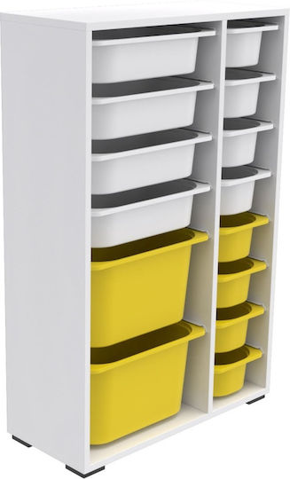 Comodă pentru copii Alb 69.5x30x109buc Comodă pentru copii Alb 69.5x30x109buc