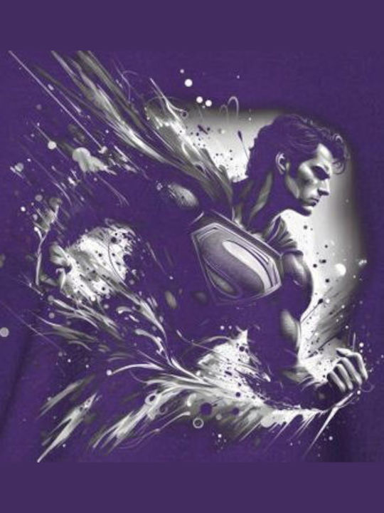 Crewneck Φούτερ Superman Dynamic Monochrome Pop Culture Purple Crewneck Φούτερ Superman Dynamic Monochrome Pop Culture Purple