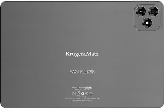 Kruger & Matz KM1078S 5G 10.9" Tablet (8GB/256GB) Γκρι