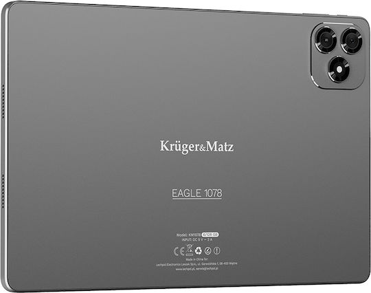 Kruger & Matz KM1078 10.9Inches Tablet (6GB/128GB) Gray