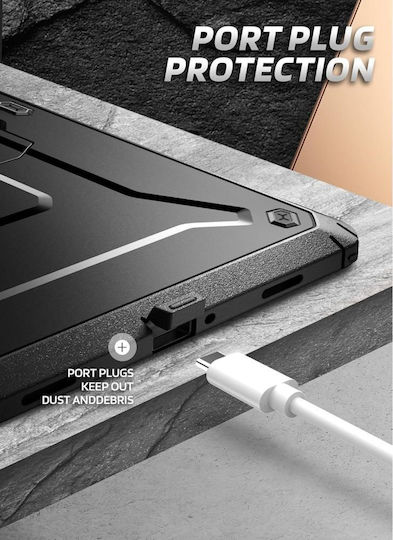 Supcase Unicorn Beetle Pro Flip Cover Μαύρη (Galaxy Tab A11+ Plus 11.0)