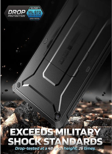 Supcase Unicorn Beetle Pro Flip Cover Μαύρη (Galaxy Tab A11+ Plus 11.0)