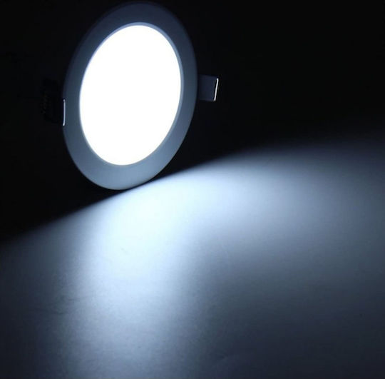 LED Ψυχρό Λευκό Σποτ σε Λευκό Χρώμα