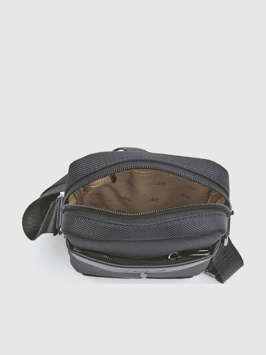 Herrentasche Schulter / Crossbody Schwarz