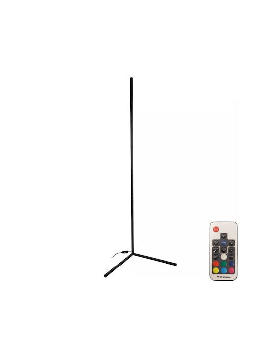 Pakketo LED Floor Lamp H120xW30cm. with RGB Light 2000lm Black
