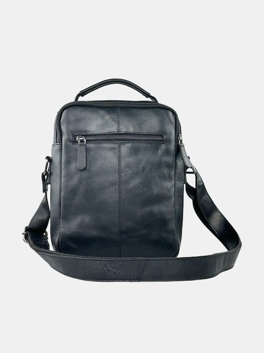 Leather Men's Bag Shoulder / Crossbody Black