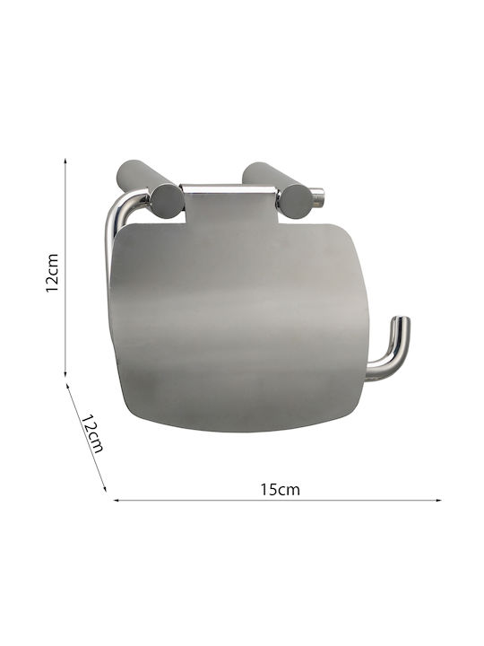 Bronze Art Papierhalter Inox Silber