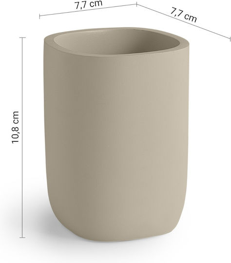 Gedy Cup Holder made of Resin Gray