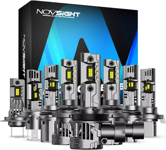 NovSight Car Lamp H11 Canbus LED 6500K Cold White 12V / 9-32V 100W