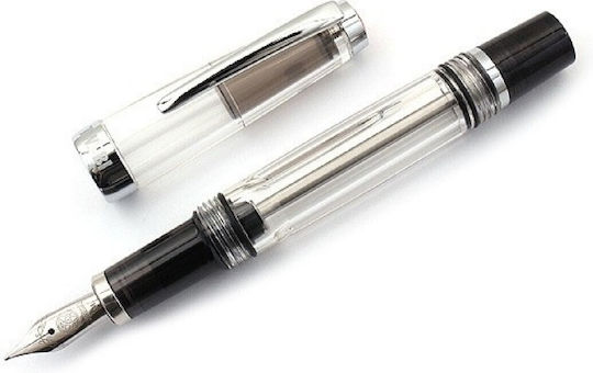 Twsbi Mini Smoke Πένα Καλλιγραφίας Stub Διάφανη
