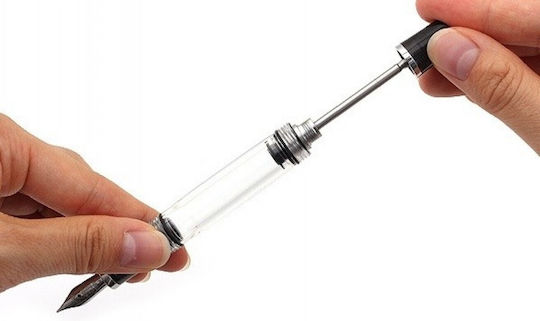 Twsbi Mini Smoke Πένα Καλλιγραφίας Stub Διάφανη