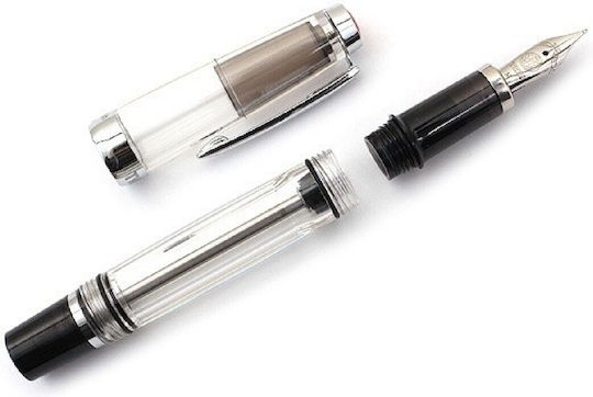 Twsbi Mini Smoke Πένα Καλλιγραφίας Stub Διάφανη