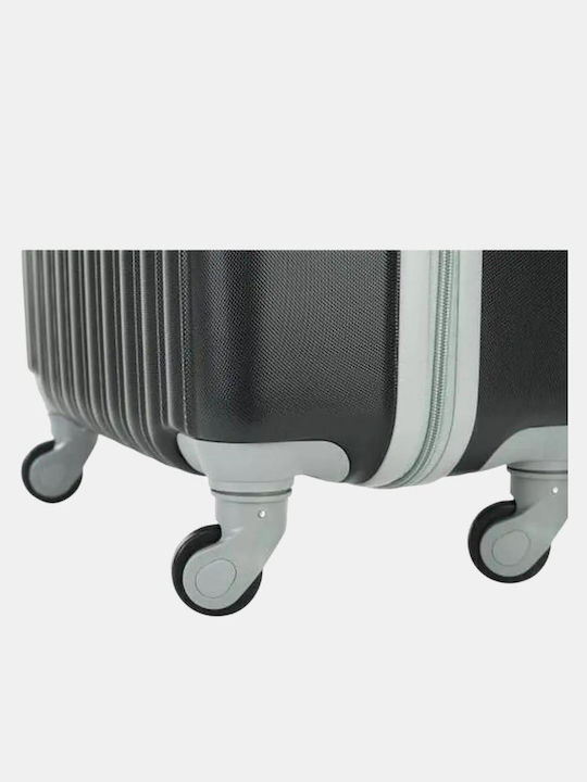 Reisekoffer Hart Schwarz mit 4 Räder Höhe 56cm