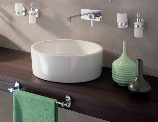 Gedy Schiene Badezimmer Einzel Wandmontage Schrauben Inox Silber