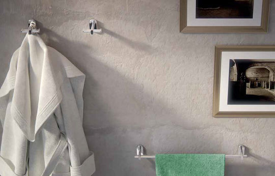 Gedy Schiene Badezimmer Einzel Wandmontage Schrauben Inox Silber