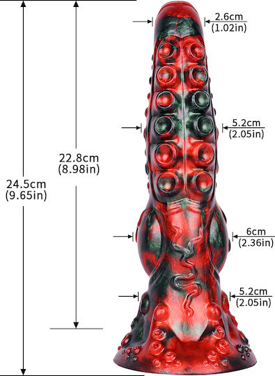 Kinksters Realistisches Dildo Rot