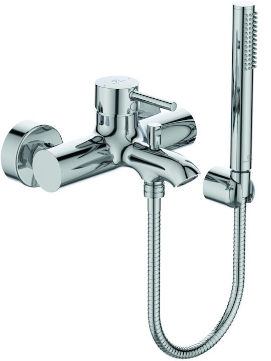 Ideal Standard Ceraline Αναμεικτική Μπαταρία Μπανιέρας Πλήρες Σετ Ασημί