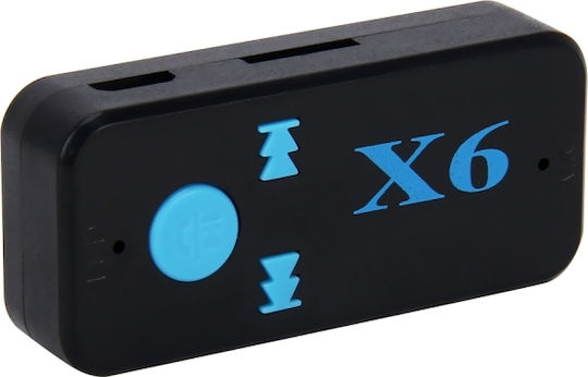 Hqx6 Car Bluetooth V4.1 Audio Music Player Receiver Adapter Support Wireless Hands-free & Tf Card & Usb Charge