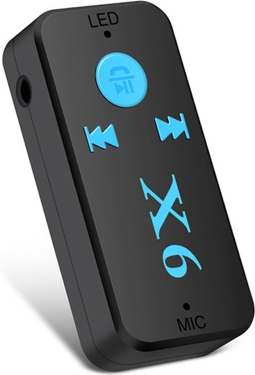 Hqx6 Car Bluetooth V4.1 Audio Music Player Receiver Adapter Support Wireless Hands-free & Tf Card & Usb Charge