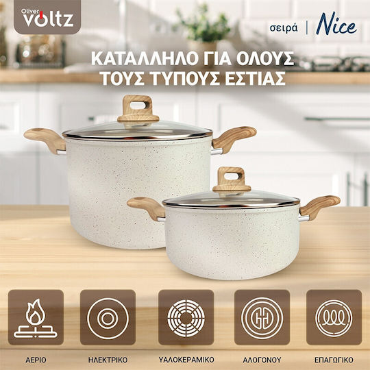 Voltz Oală Adâncă Frumoasă Din Aluminiu 3.2lt 20cm