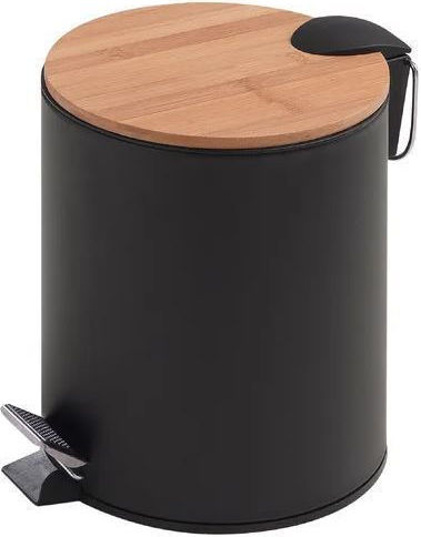 Gedy Bamboo Καλαθάκι Μπάνιου 5lt Μαύρο