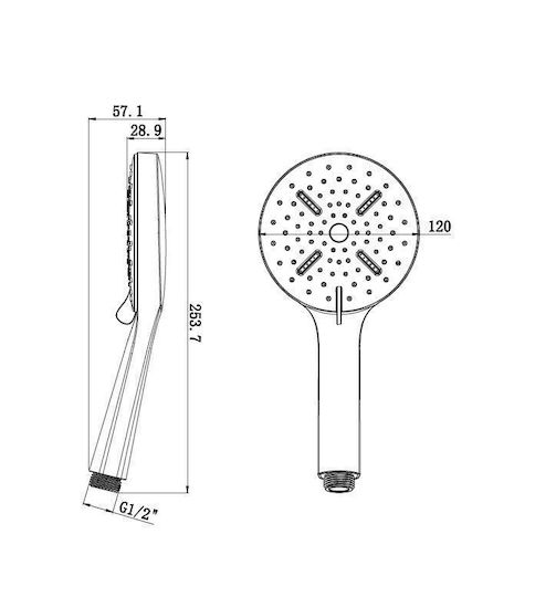 Piccadilly Handheld Showerhead