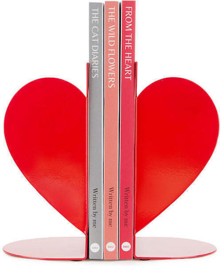 Suporturi De Capăt De Carte Inimă Love Double Bookend Balvi 28211