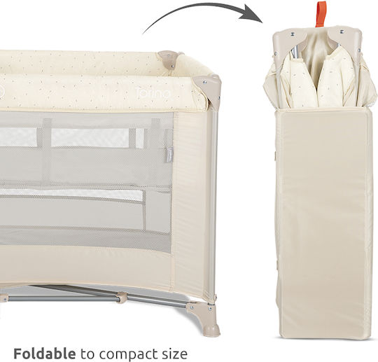 Lorelli Torino Playpen 2 Levels With Mattress Grey 68x127cm