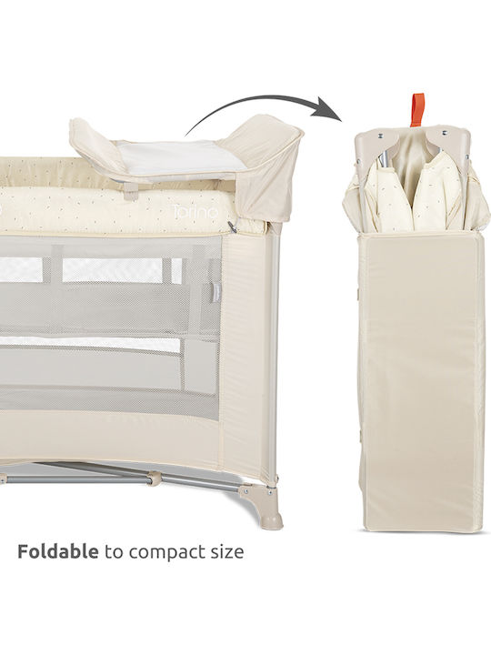 Lorelli Lorelli Baby Playpen 2 Levels With Mattress Pink 70x127cm