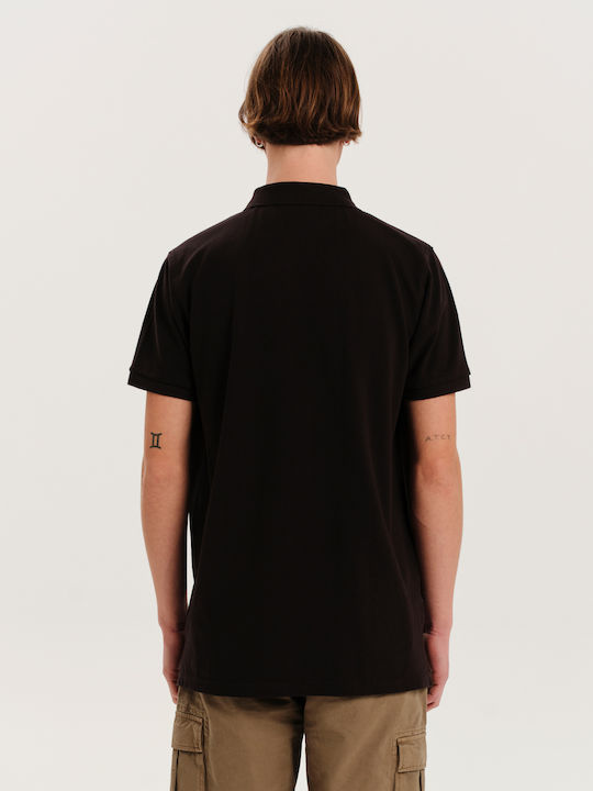 Polo Short Sleeve Blouse Brown