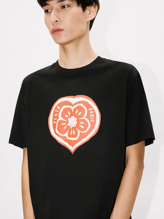 Boke Heart T-shirt Black FG55TS2074SO