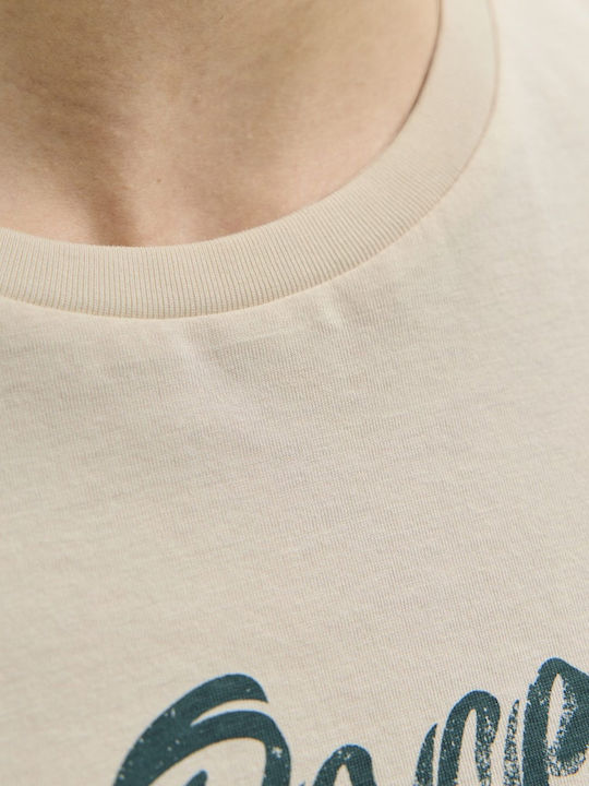 T-shirt Μπεζ, Whitecap Gray