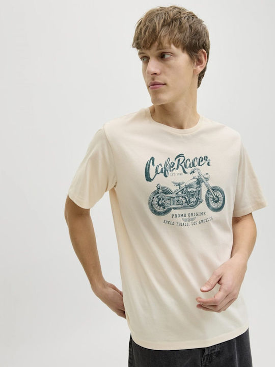 T-shirt Μπεζ, Whitecap Gray