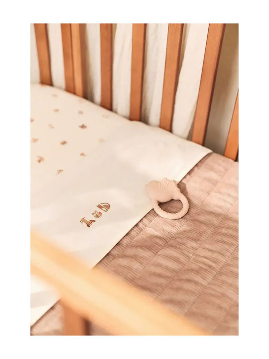Jollein Κουβέρτα Αγκαλιάς & Λίκνου Velvet Rib Βελουτέ Καφέ 75x100εκ.