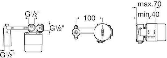 Roca Ventil für Wasserhähne A5252206NM