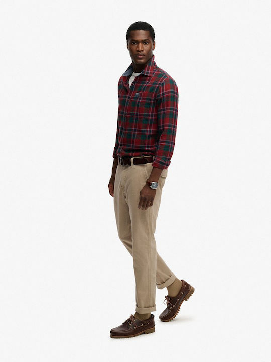 Ovin Chino Elastic Beige Trousers
