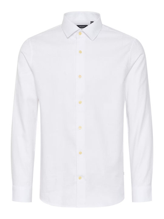 Langärmlig Hemd White