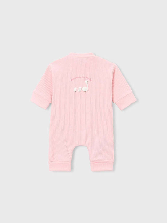 Mayoral Baby Bodysuit Long-Sleeved Baby Pink