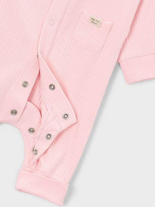 Mayoral Baby Bodysuit Long-Sleeved Baby Pink