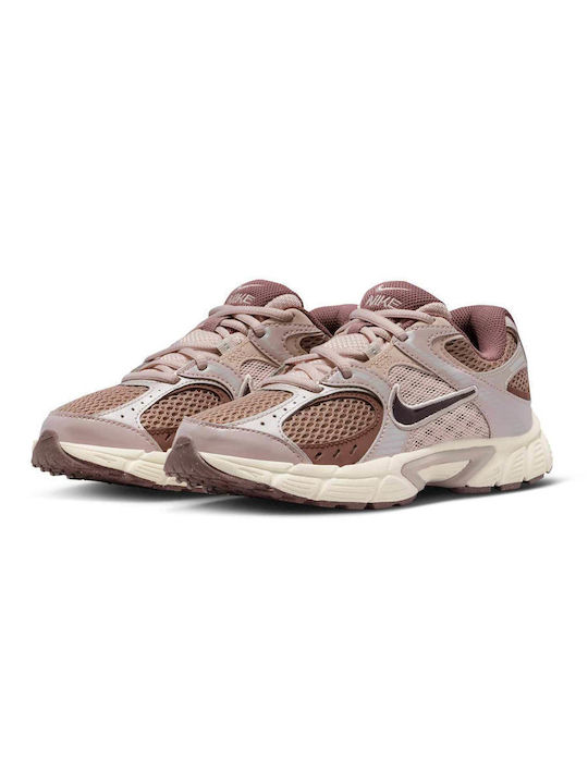 Kids Sports Shoes Running with Laces Brown