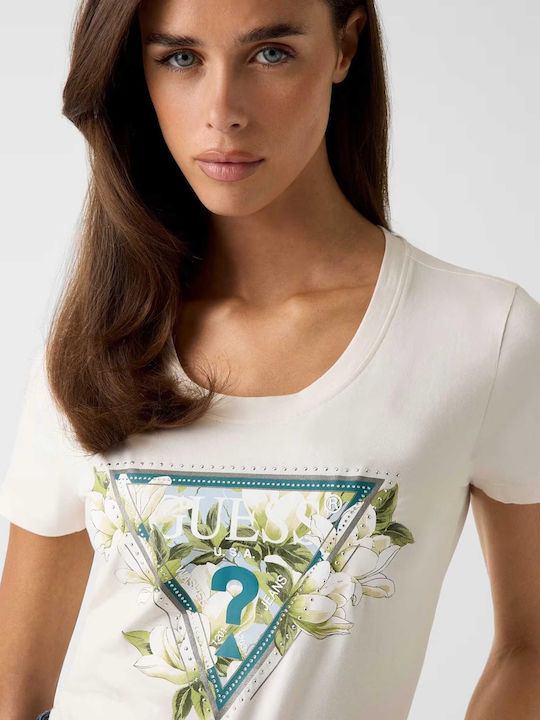 Triangle Women's T-shirt Cream