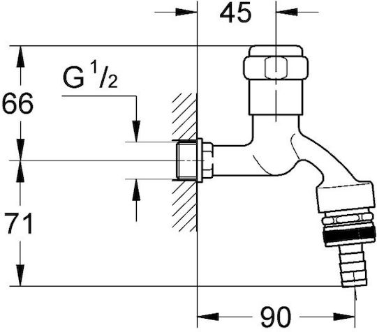 Grohe Outdoor Faucet 41154000