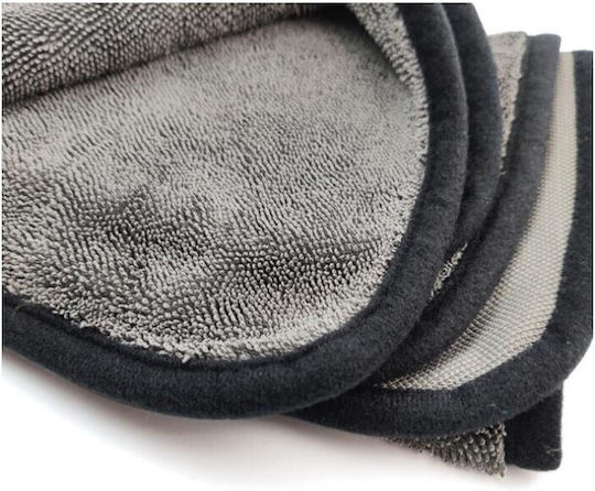 Selected Auto Cloths Microfiber Cleaning Car 600gsm Gray 60x40cm 3pcs