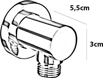 Punct De Alimentare Apă Aqua Cromat Roca