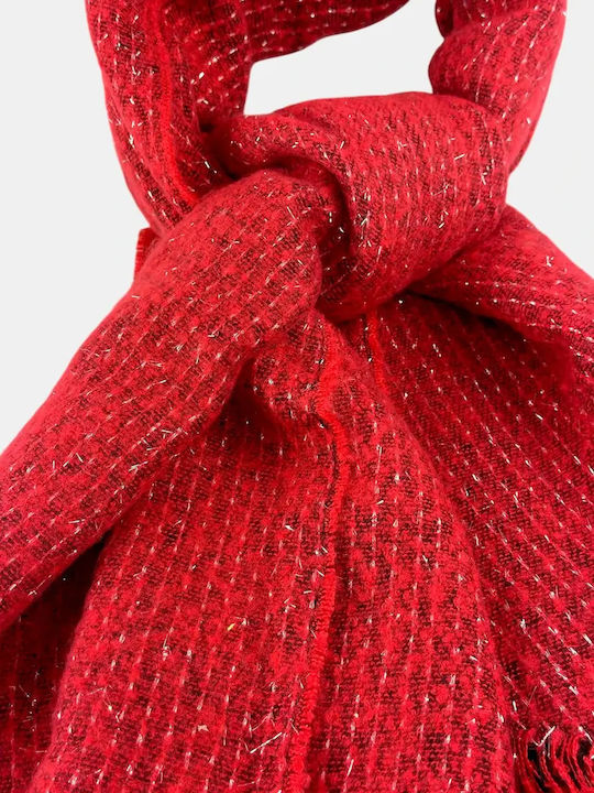 Women's Wool Neck Warmer Red