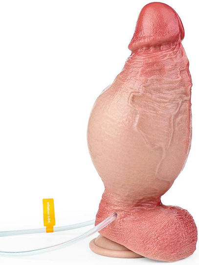 Kinksters Dildo Realistic Gonflabil cu Ejaculare Flesh 19.5cm