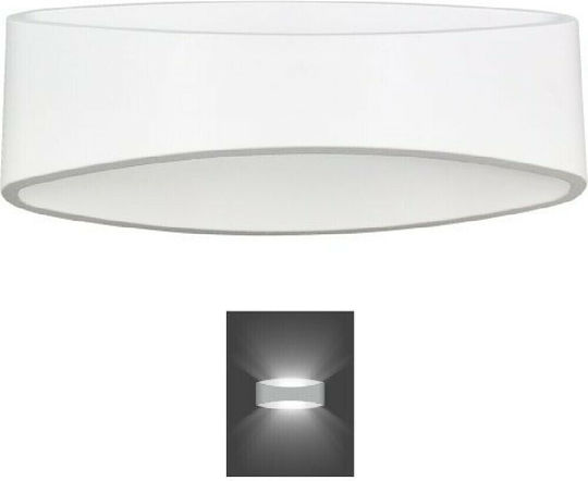 Spot Light Modern Lamp Wall with Integrated LED and Warm White Light 18x9x8cm