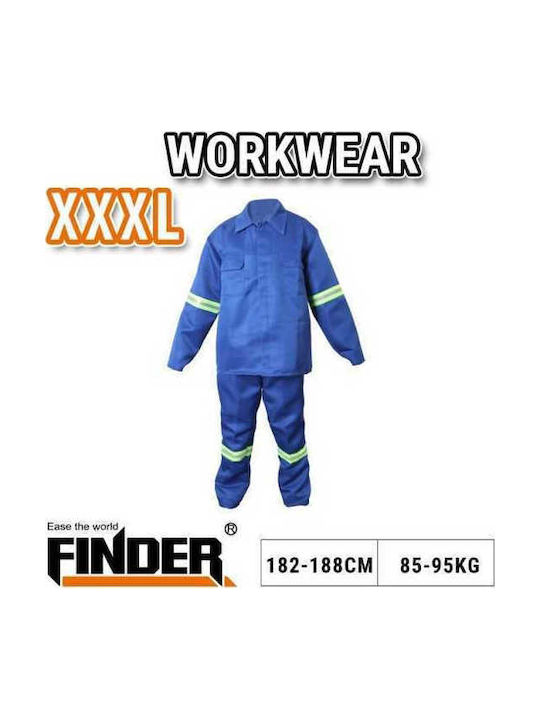 Finder Work Coveralls Full Body with Reflective Tapes