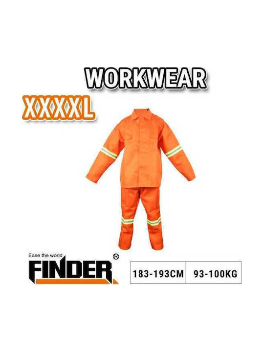 Finder Work Coveralls Full Body with Reflective Tapes